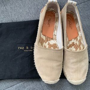 Rag & Bone suede espadrilles size 7